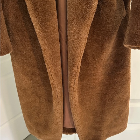 H&M Brown Teddy Bear Coat - Picture 2 of 4